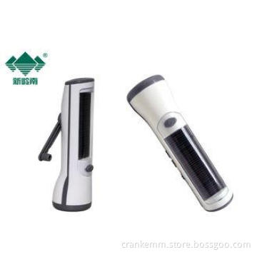 Dynamo Flashlight Crank Emergency Radio With Weather Band ,